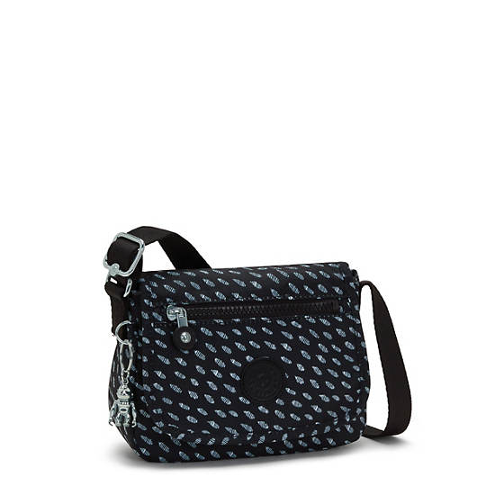 Kipling Sabian Printed Crossbody Mini Çanta Mavi | TR 1862IL